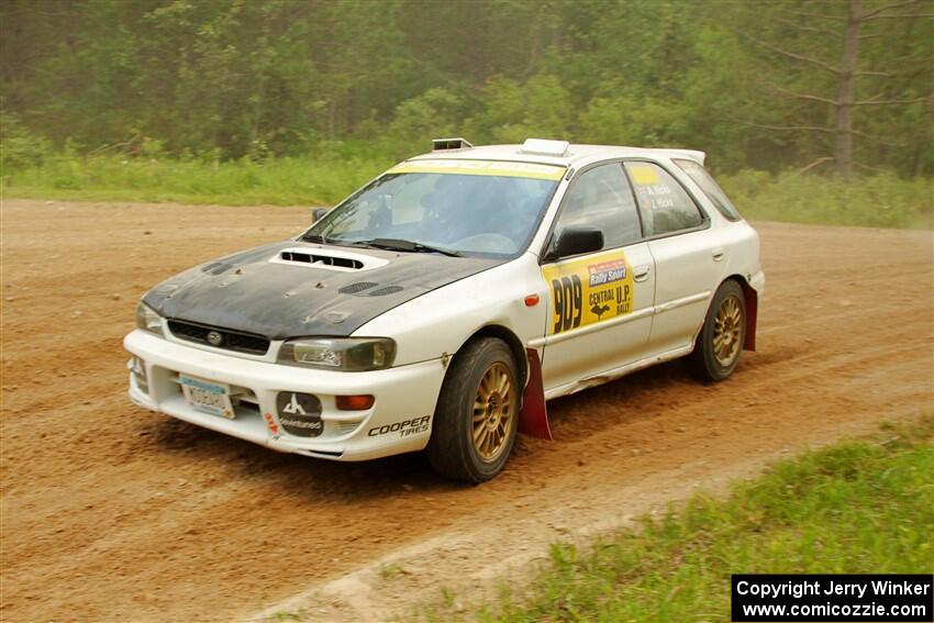 Aidan Hicks / John Hicks Subaru Impreza Wagon on SS7, Sand Rd.