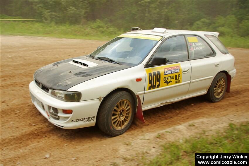 Aidan Hicks / John Hicks Subaru Impreza Wagon on SS7, Sand Rd.