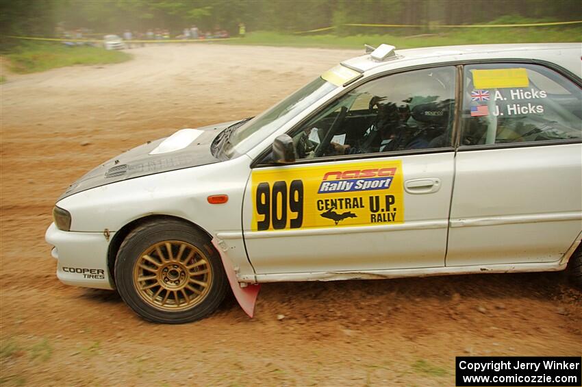 Aidan Hicks / John Hicks Subaru Impreza Wagon on SS7, Sand Rd.