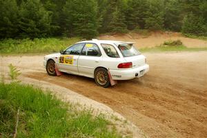 Aidan Hicks / John Hicks Subaru Impreza Wagon on SS7, Sand Rd.