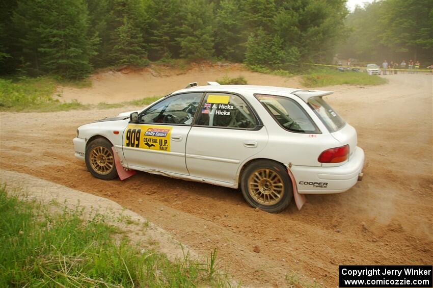 Aidan Hicks / John Hicks Subaru Impreza Wagon on SS7, Sand Rd.