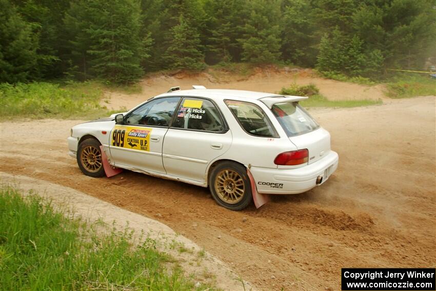 Aidan Hicks / John Hicks Subaru Impreza Wagon on SS7, Sand Rd.