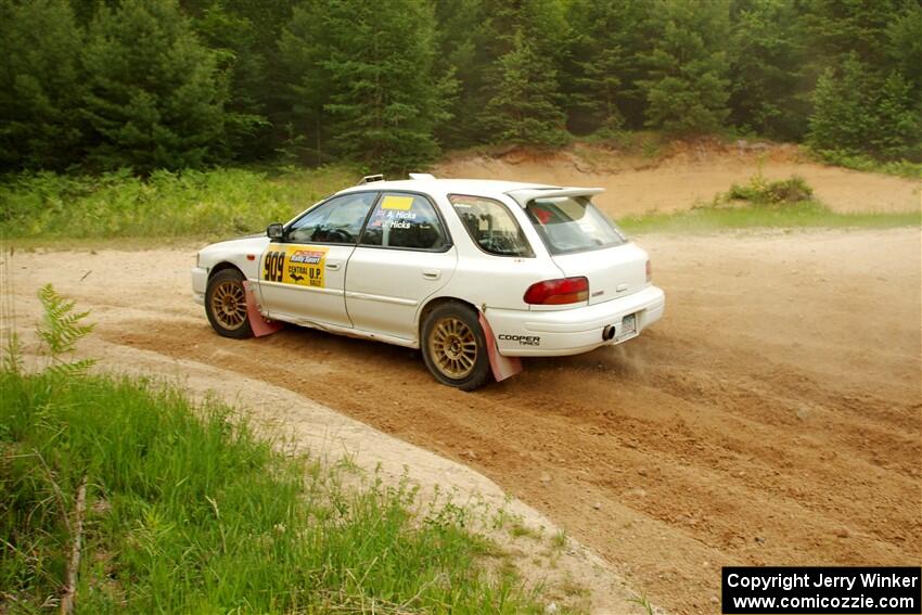 Aidan Hicks / John Hicks Subaru Impreza Wagon on SS7, Sand Rd.