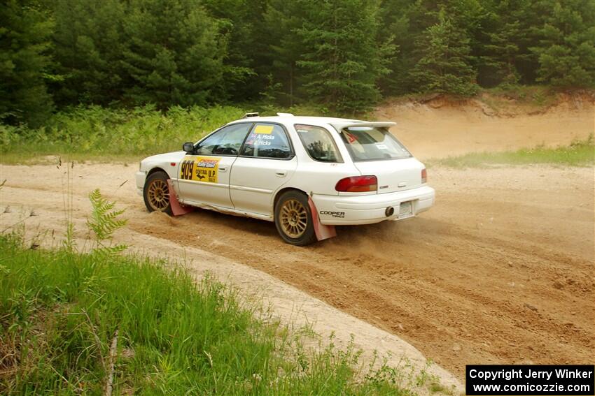 Aidan Hicks / John Hicks Subaru Impreza Wagon on SS7, Sand Rd.