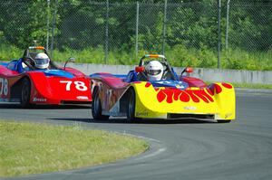 Jim Gray's and Reid Johnson's Spec Racer Ford 3s