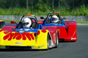 Jim Gray's and Reid Johnson's Spec Racer Ford 3s