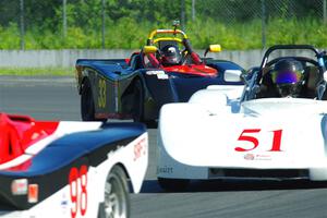 Craig Wheatley's, Scott Beamish's and Dave Glodowski's Spec Racer Ford 3s