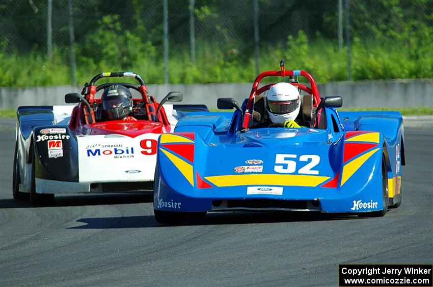 Jim Nash's and Craig Wheatley's Spec Racer Ford 3s