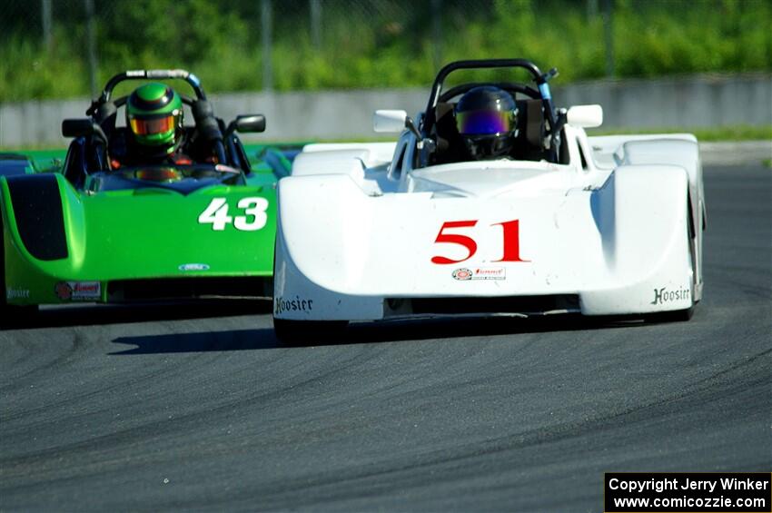 Scott Beamish's and Greg Eick's Spec Racer Ford 3s