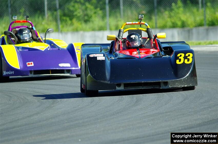 Dave Glodowski's and Andrew Cox's Spec Racer Ford 3s