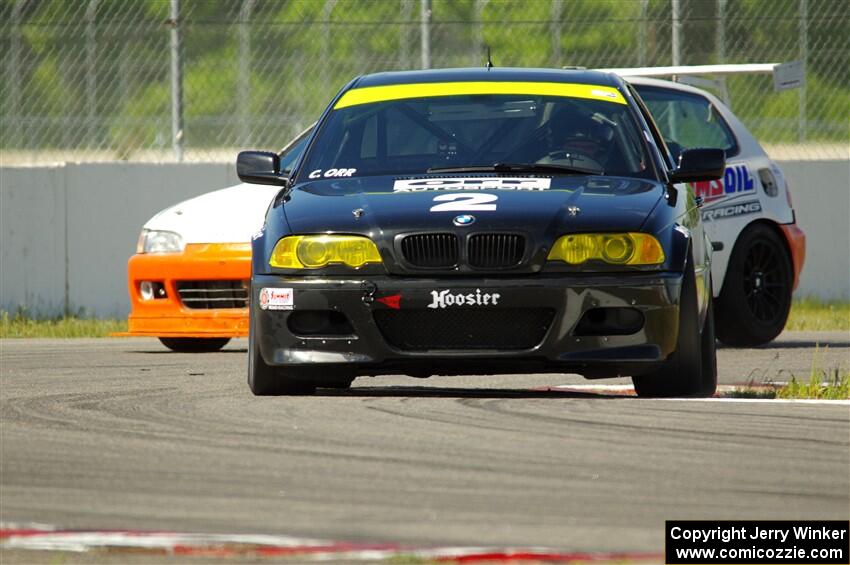 Chris Orr's T3 BMW 330Ci and Ben Wedge's ITJ Honda Civic