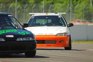 Jeff Anderson's F Production Acura Integra and Ben Wedge's ITJ Honda Civic