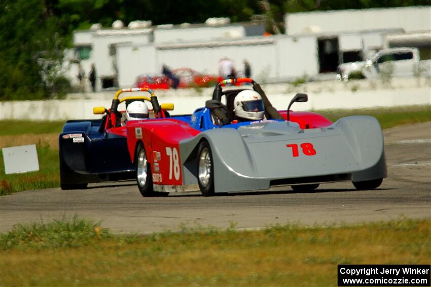 Reid Johnson's and David Glodowski's Spec Racer Ford 3s