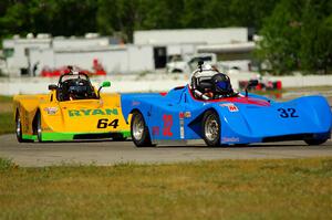 Mark McGuire's and Matt Gray's Spec Racer Ford 3s