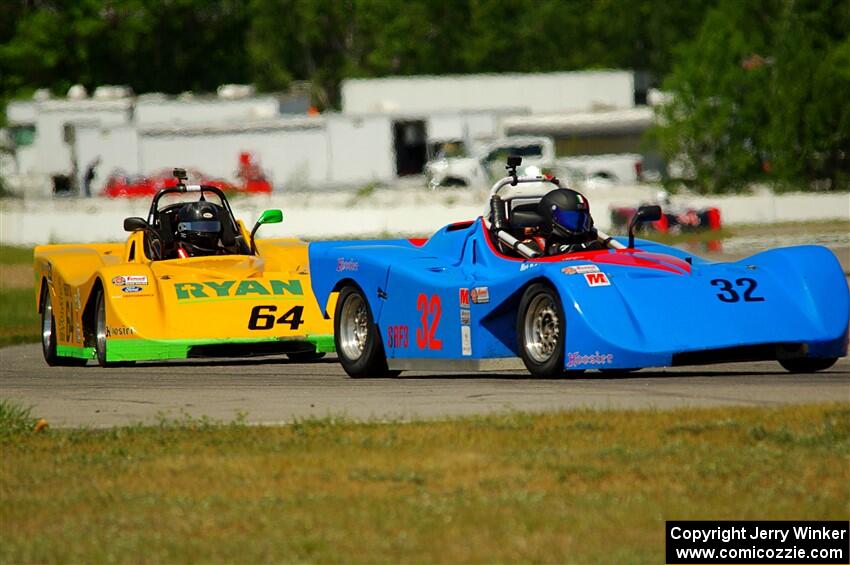 Mark McGuire's and Matt Gray's Spec Racer Ford 3s