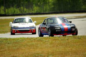 Samantha Silver's and Bill Collins' Spec Miata Mazda Miatas