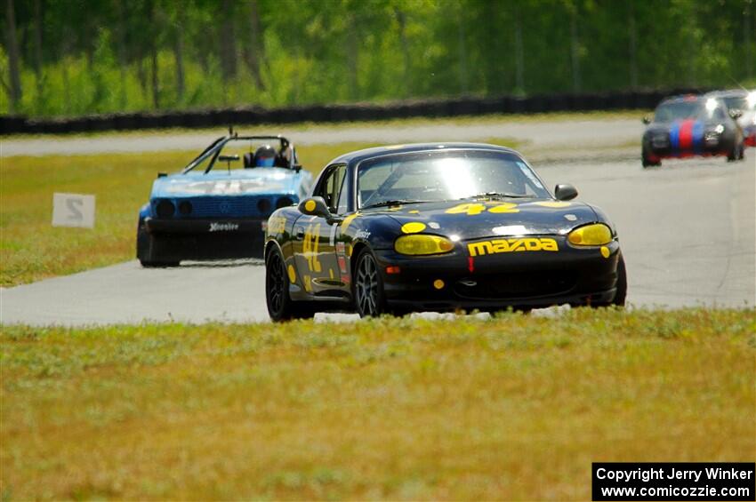 Greg Youngdahl's Spec Miata Mazda Miata and Brooke Fairbanks' H Production VW Rabbit Cabrio