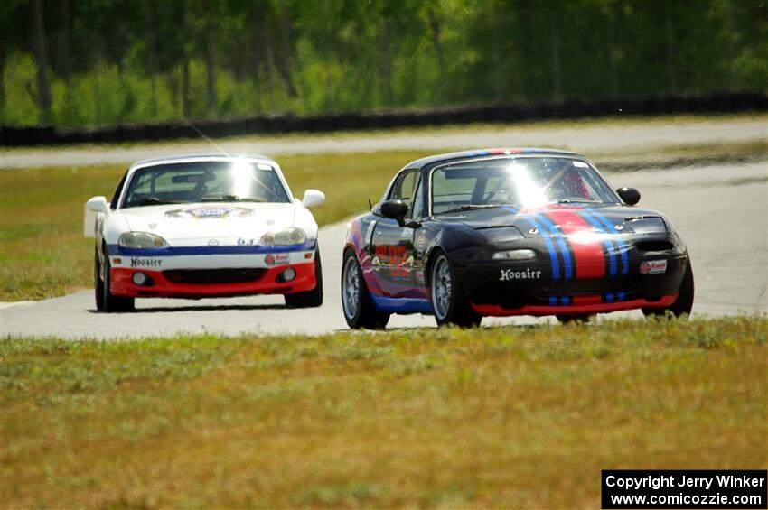 Samantha Silver's and Bill Collins' Spec Miata Mazda Miatas