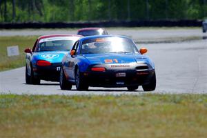 Gordon Kuhnley's and Rick Buan's Spec Miata Mazda Miatas