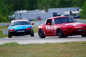 Andrew Jenkins' and Rick Buan's Spec Miata Mazda Miatas