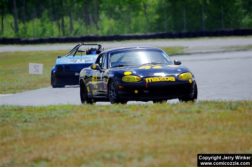 Greg Youngdahl's Spec Miata Mazda Miata and Brooke Fairbanks' H Production VW Rabbit Cabrio