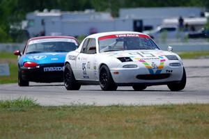 Mark Fitzpatrick's ITJ Mazda Miata and Rick Buan's Spec Miata Mazda Miata