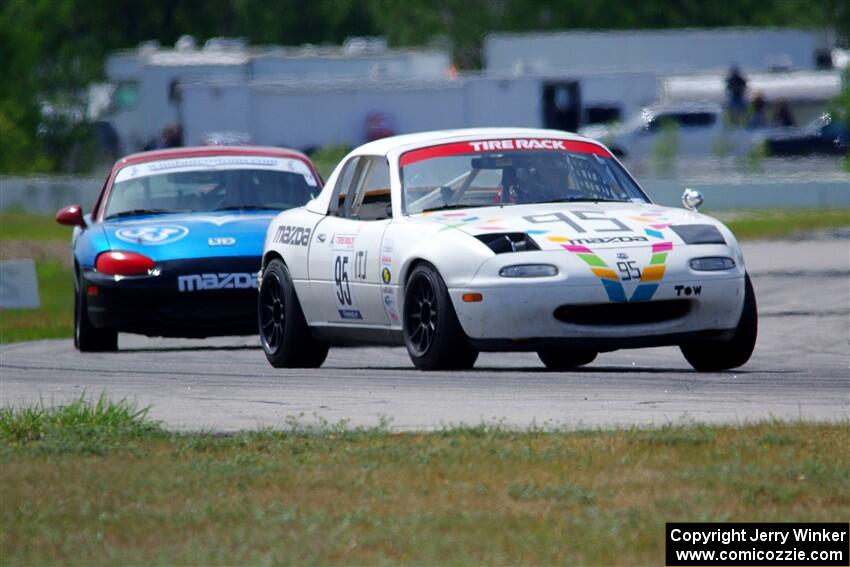 Mark Fitzpatrick's ITJ Mazda Miata and Rick Buan's Spec Miata Mazda Miata