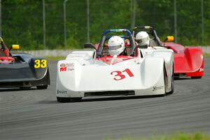 Maksim Belov's Spec Racer Ford 3 and John Janssen's Spec Racer Ford