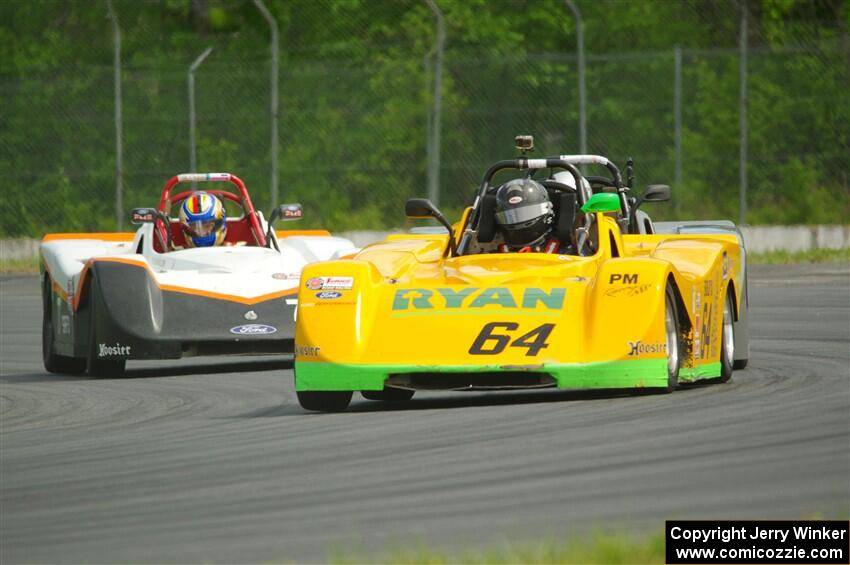 Matt Gray's, and Sven Mueller's Spec Racer Ford 3s