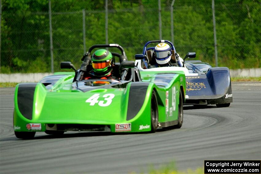 Greg Eick's and Peter Jankovskis' Spec Racer Ford 3s