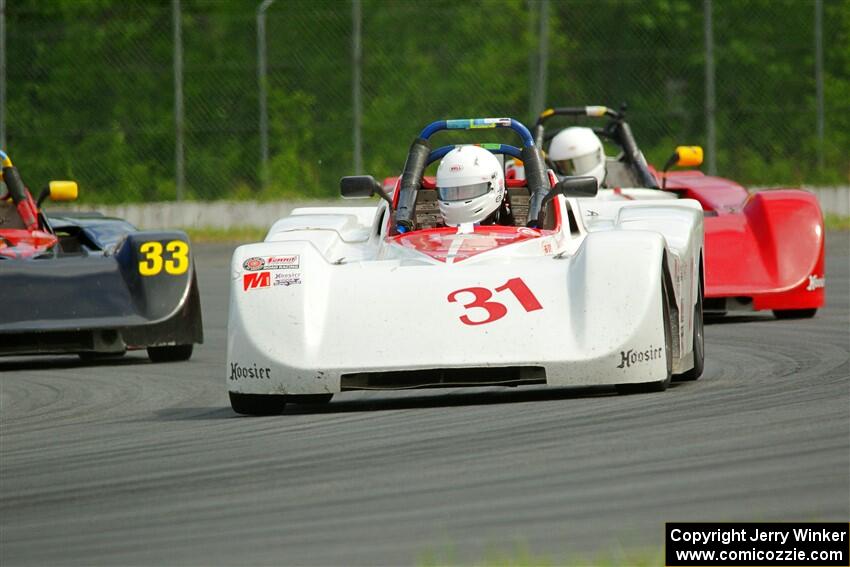 Maksim Belov's Spec Racer Ford 3 and John Janssen's Spec Racer Ford