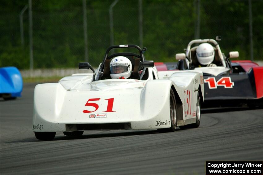 Frank Gigler's Spec Racer Ford 3 and Andrew Janssen's Spec Racer Ford