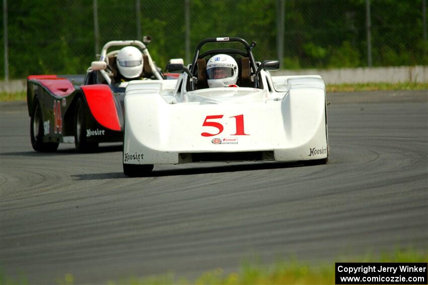 Frank Gigler's Spec Racer Ford 3 and Andrew Janssen's Spec Racer Ford