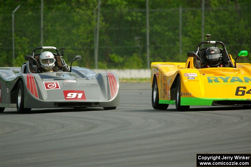 Justin Elder's and Matt Gray's Spec Racer Ford 3s