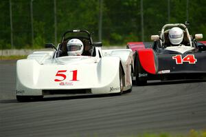 Frank Gigler's Spec Racer Ford 3 and Andrew Janssen's Spec Racer Ford