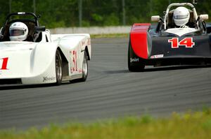 Frank Gigler's Spec Racer Ford 3 and Andrew Janssen's Spec Racer Ford