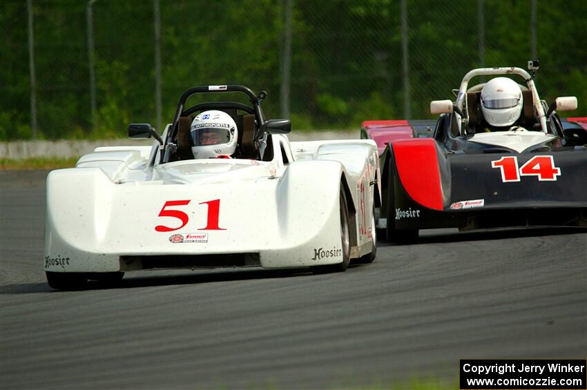 Frank Gigler's Spec Racer Ford 3 and Andrew Janssen's Spec Racer Ford