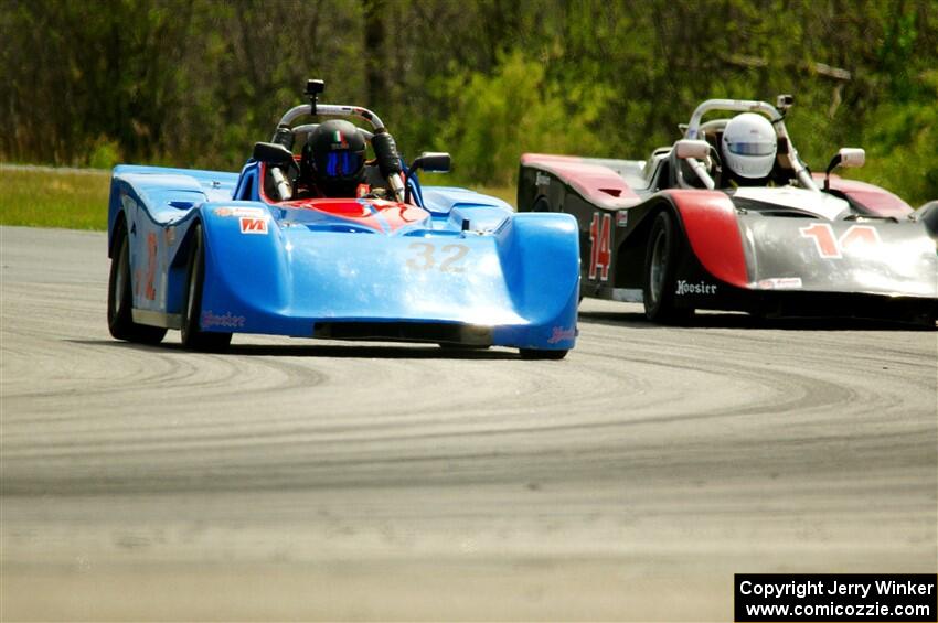 Mark McGuire's Spec Racer Ford 3 and Andrew Janssen's Spec Racer Ford