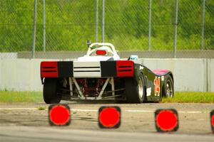 Andrew Janssen's Spec Racer Ford loops it at turn 8.