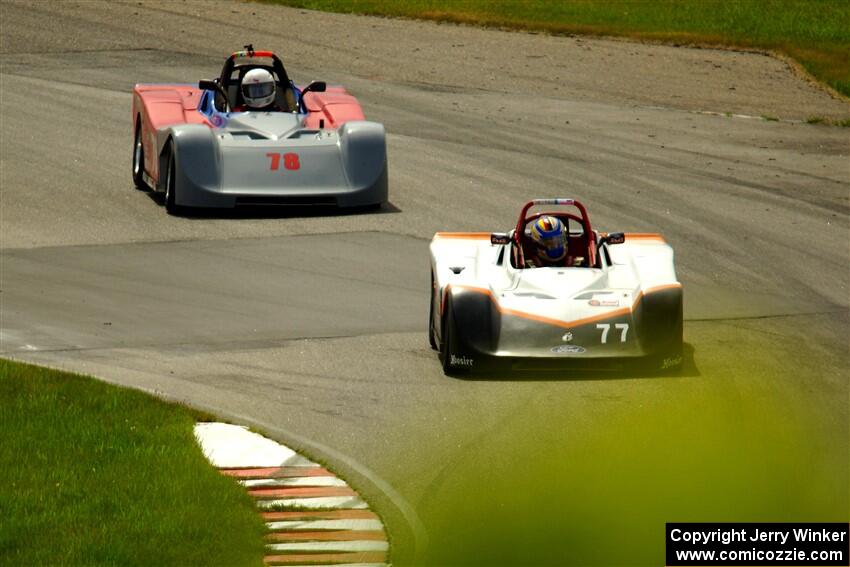 Sven Mueller's and Reid Johnson's Spec Racer Ford 3s