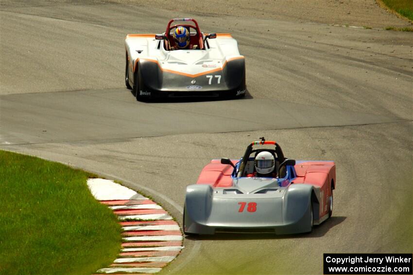 Reid Johnson's and Sven Mueller's Spec Racer Ford 3s