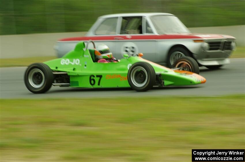 John Hogdal's Citation-Zink Z-16 Formula Ford and Erik Dieterle's BMW 2002