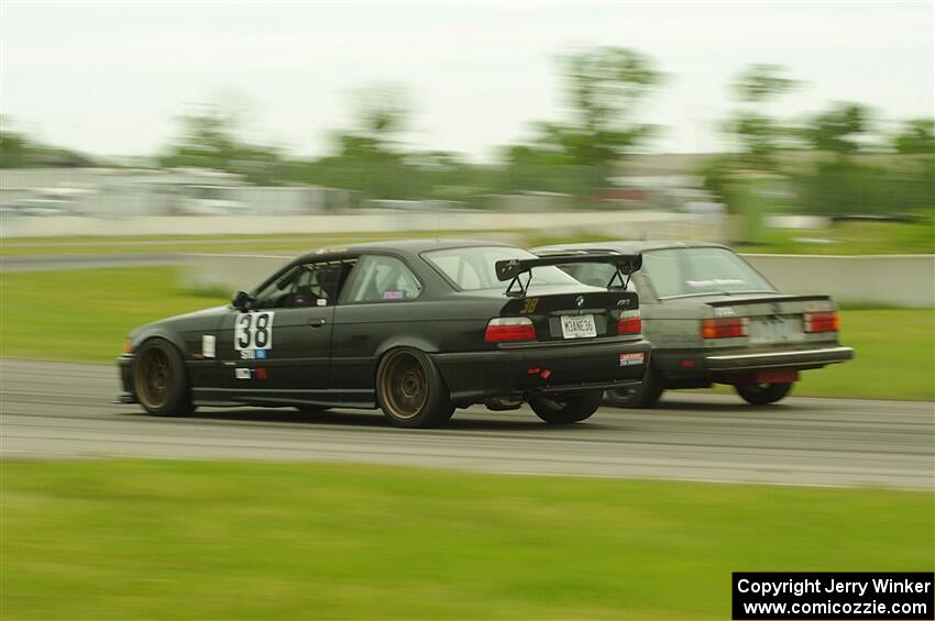 C.J. Harayda's STU BMW M3 and Brighten Hallberg's ITA BMW 328