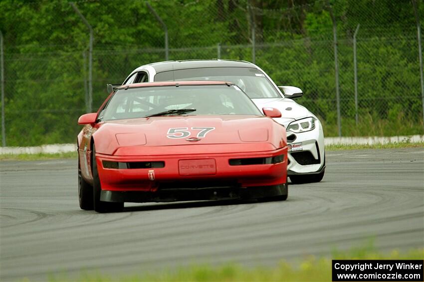 Tom Fuehrer's SPO Chevy Corvette and Dan Huberty's BMW M2 CS Racing