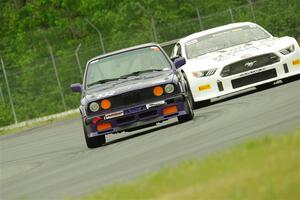Dave LaFavor's ITS BMW 325is and Tim Gray's GT-2 Ford Mustang