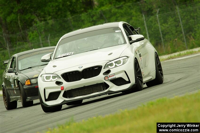 Dan Huberty's BMW M2 CS Racing and C.J. Harayda's STU BMW M3