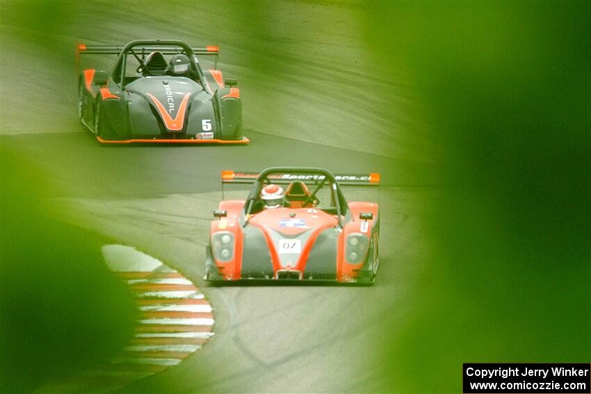 Pius Eigenmann's and Martin Wiedenhoeft's P2 Radical SR3s