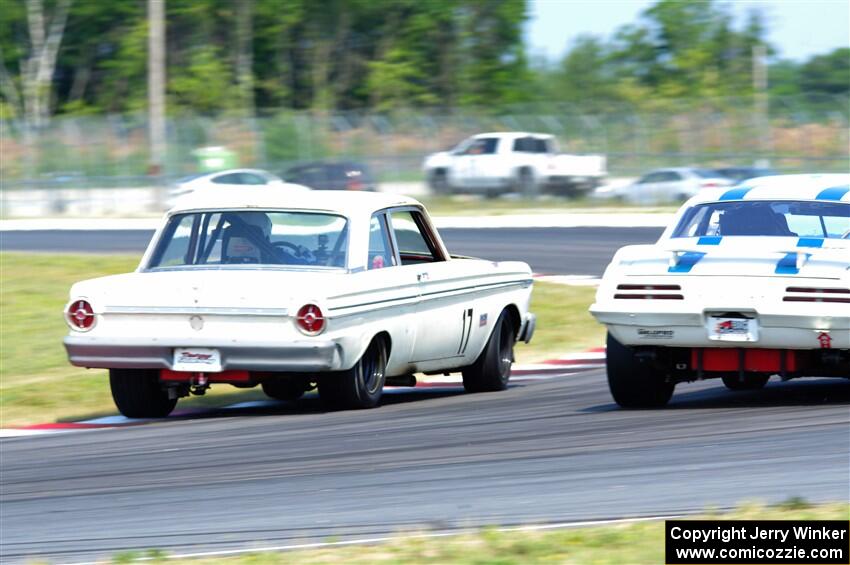 Damon Bosell's Ford Falcon and Scott Graham's Pontiac Firebird