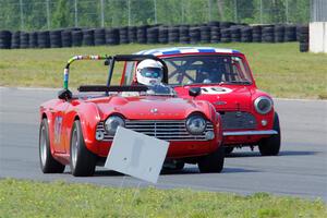 Sean Alexander's Triumph TR-4 and Paul Bastyr's Austin Mini Cooper