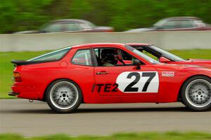 Matt Lawson's ITE-2 Porsche 944 Turbo and Tom Fuehrer's SPO Chevy Corvette